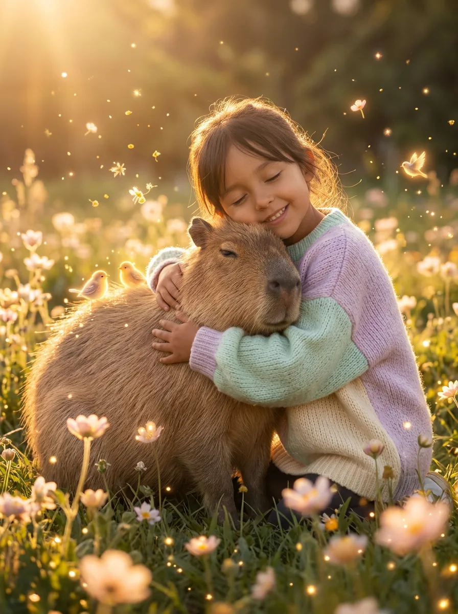 Ejemplo: retrato de Amiga de los animales