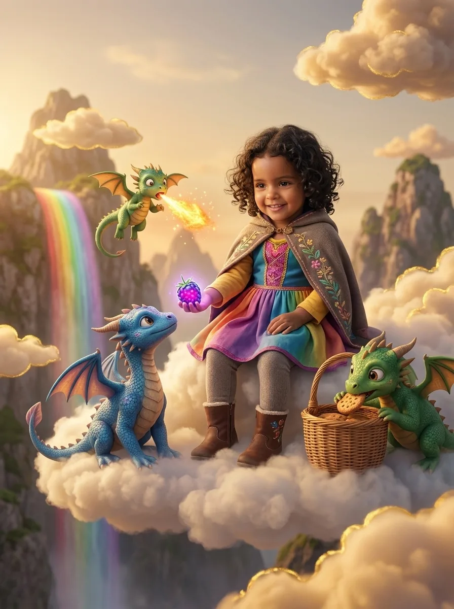 Ejemplo: retrato de Merienda con dragones