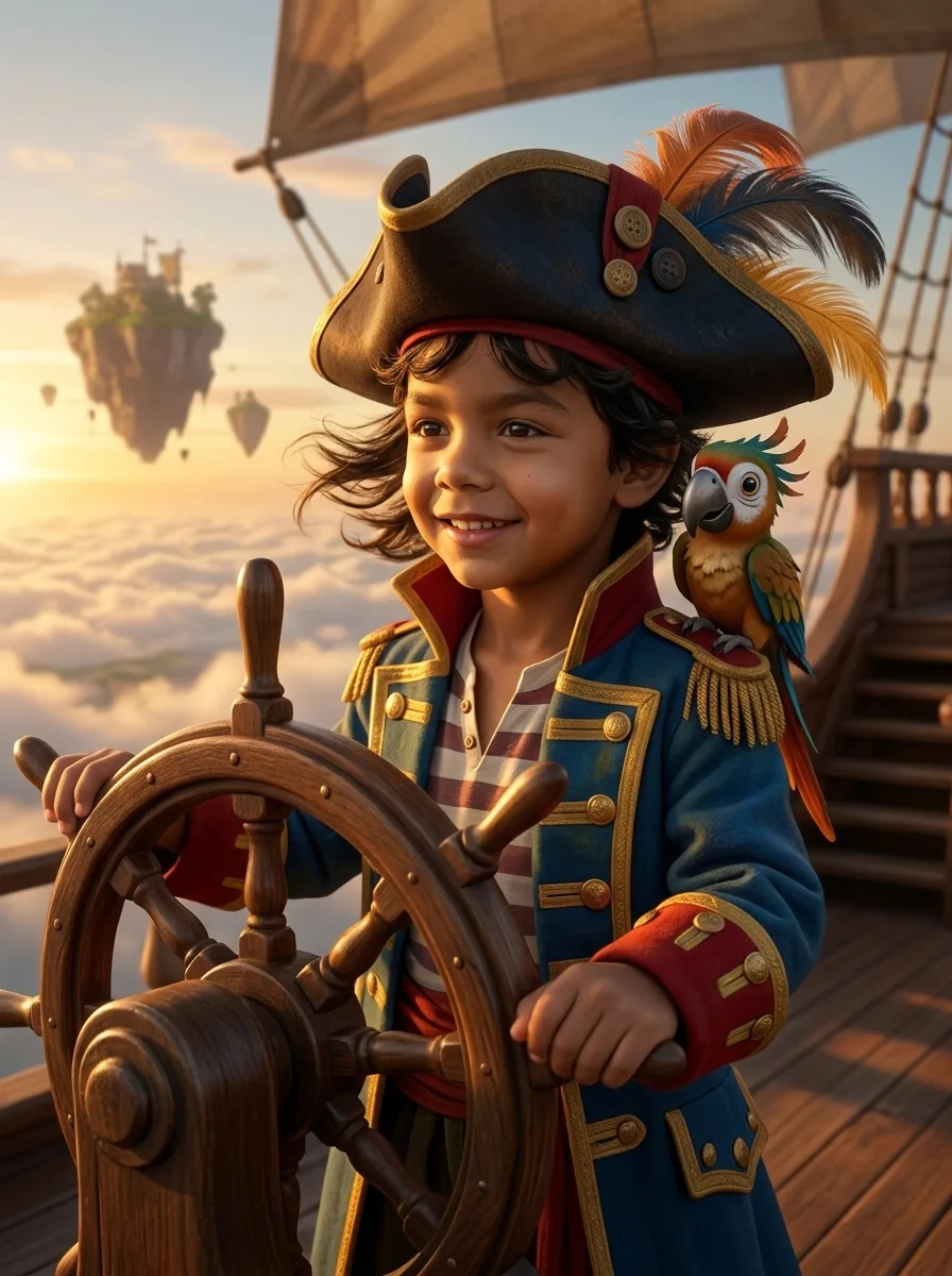 Ejemplo: retrato de Pirata de los cielos